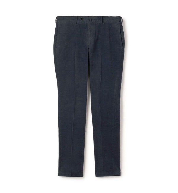 TOMORROWLAND MENS「ストレッチコーデュロイ スリムストレートパンツ」|チノ|67 ダークブルー