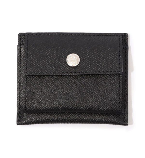 TOMORROWLAND GOODS「【別注】BROOKLYN MUSEUM シュリンクレザー ミニスナップウォレット」|財布|19 ブラック