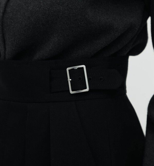 CABaN「ウールギャバジン グルカスカート」|スカート|