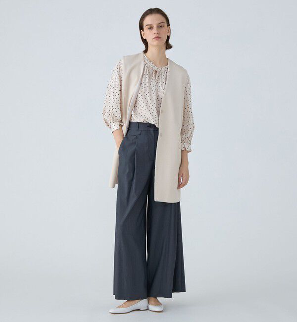 Ballsey「レノクロスジャージー Vカラーミドルジレ」|ベスト・ジレ|