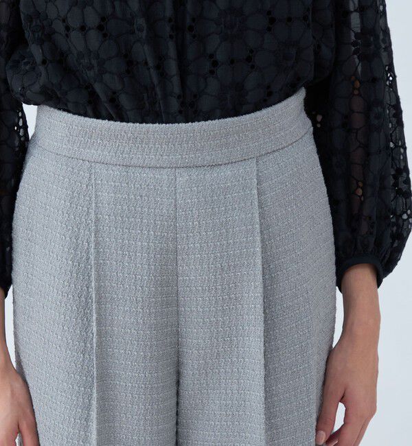 Ballsey「ライトファンシーツイード サスペンダーワイドパンツ」|その他|