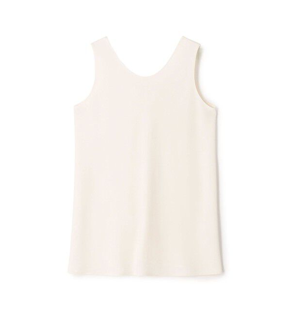 DES PRES「ライトダブルクロス ノースリーブトップス」|シャツ・ブラウス|11 ホワイト