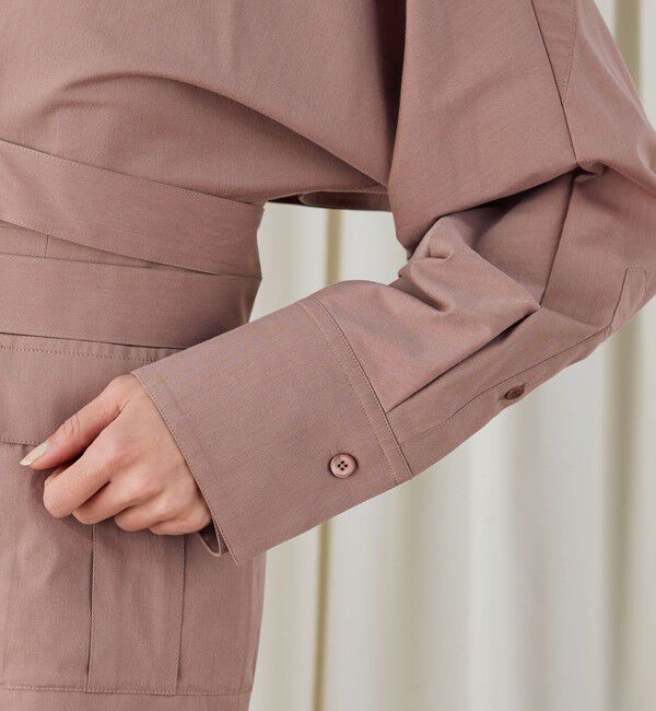 DES PRES「コットンストレッチポプリン レイヤードシャツ」|シャツ・ブラウス|