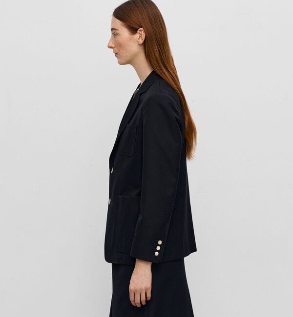 BACCA「ウールシルク テーラードジャケット」|テーラードジャケット|