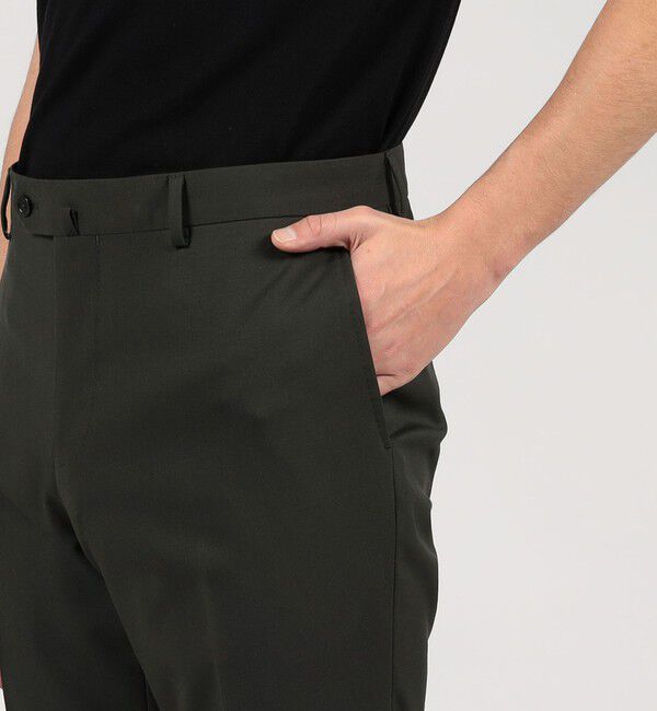 TOMORROWLAND MENS「Super130'sウール ノープリーツ スリムスラックス DRAGO」|スラックス|