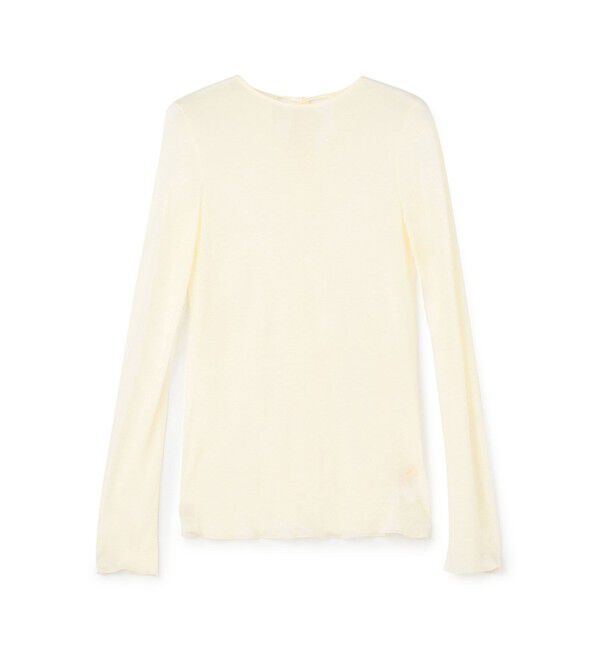 BACCA「テンセルシルク ベーシックカットソー」|Tシャツ・カットソー|13 アイボリー