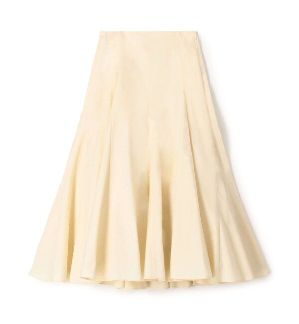 DES PRES「スビンコットンツイル ボリュームスカート」|スカート|41 ライトベージュ