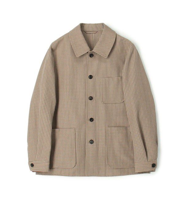 TOMORROWLAND MENS「ウールコットンギャバジン チョアジャケット TRENCH」|ブルゾン・スタジャン|46 ブラウン系