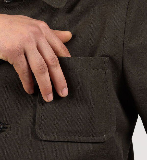 TOMORROWLAND MENS「ウールコットンギャバジン チョアジャケット TRENCH」|ブルゾン・スタジャン|