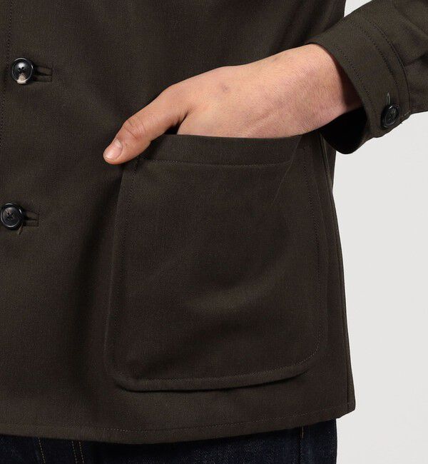 TOMORROWLAND MENS「ウールコットンギャバジン チョアジャケット TRENCH」|ブルゾン・スタジャン|