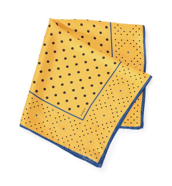 TOMORROWLAND GOODS「manipuri　ジオメドットスカーフ」|バンダナ・スカーフ|24 イエロー系