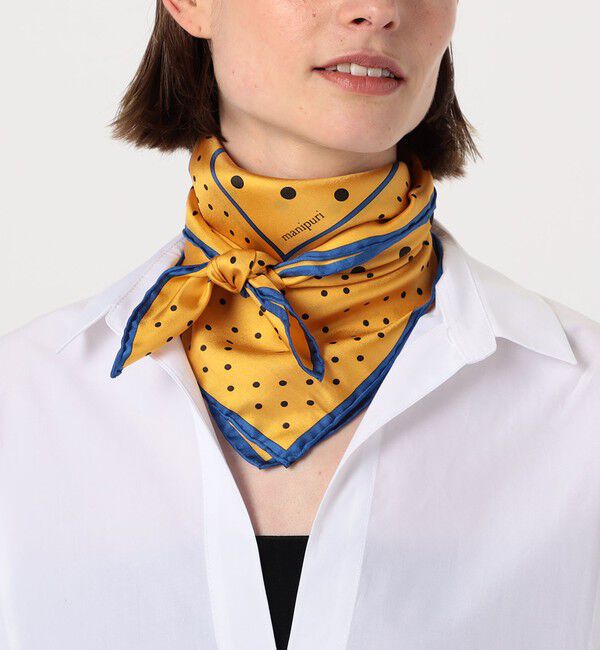 TOMORROWLAND GOODS「manipuri　ジオメドットスカーフ」|バンダナ・スカーフ|