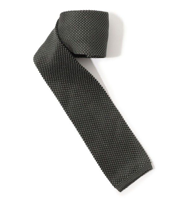 TOMORROWLAND GOODS「TRICOT-DIO シルクニットタイ」|ネクタイ・蝶ネクタイ|55 グリーン