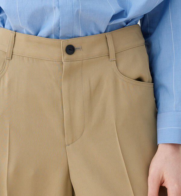 GALERIE VIE「シルキートリコチン ストレートパンツ」|その他|