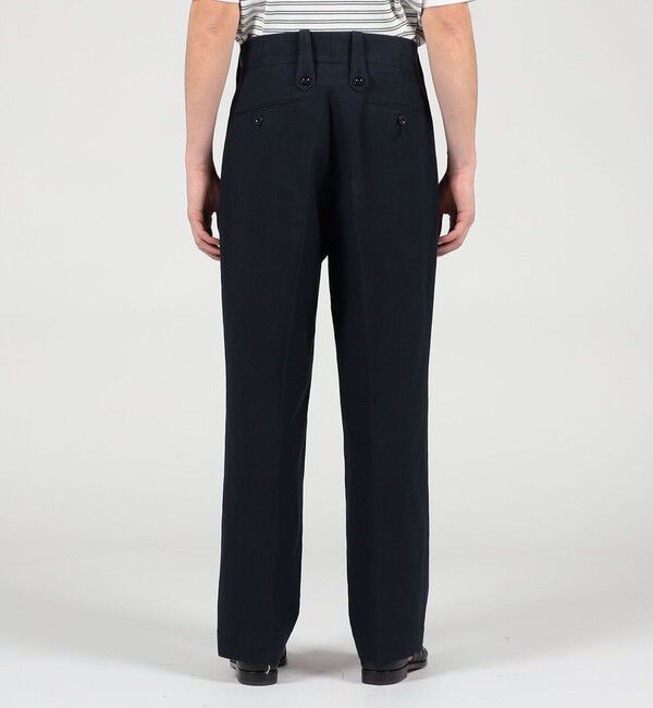 TOMORROWLAND BUYING WEAR「Tangent British army chinos リネンコットン ワイドパンツ」|スラックス|