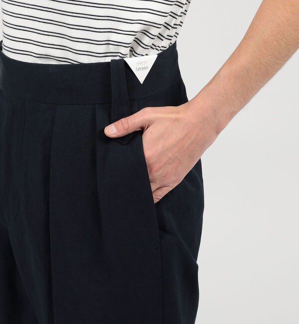 TOMORROWLAND BUYING WEAR「Tangent British army chinos リネンコットン ワイドパンツ」|スラックス|