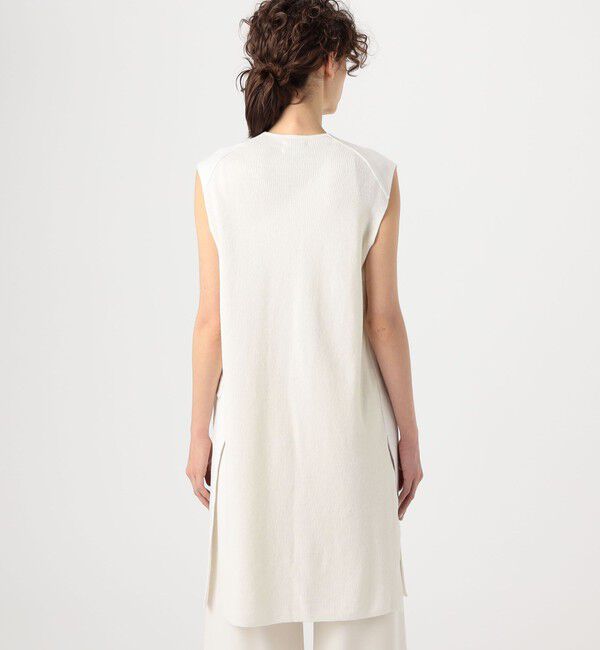 DES PRES「ファブリックコンビ ロングジレ」|ベスト・ジレ|