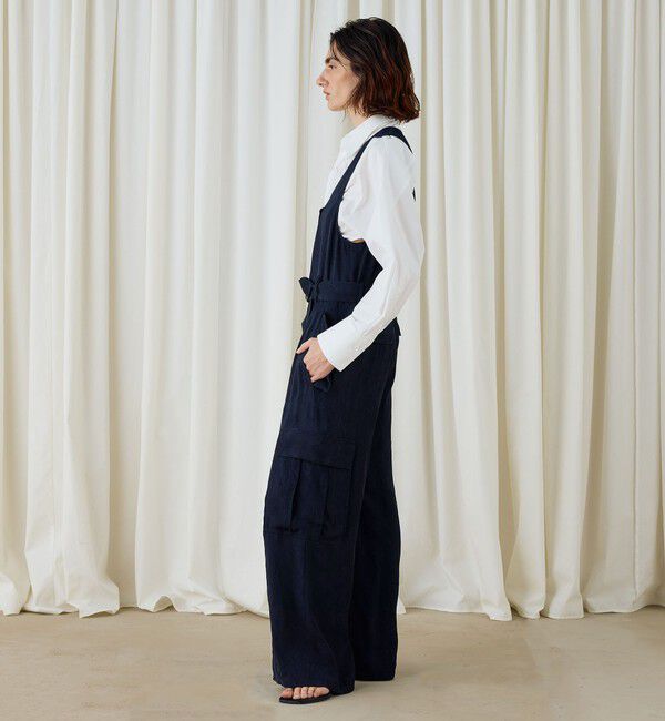 DES PRES「オーナメントジャカード サロペット」|オールインワン|