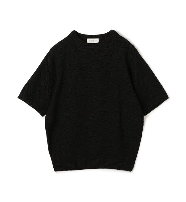 TOMORROWLAND MENS「TOMORROWLAND tricot コットンリネン クルーネックプルオーバーニット」|ニット・セーター|19 ブラック