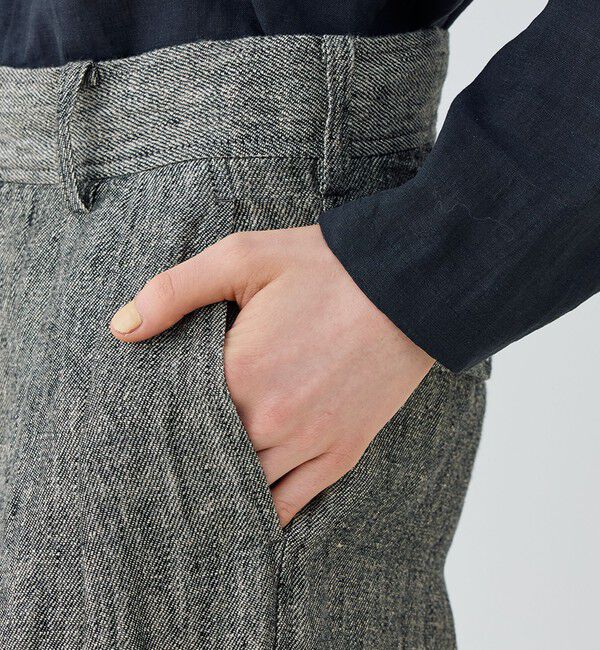 GALERIE VIE「ヘリテージリネン アーミースラックスパンツ」|スラックス|