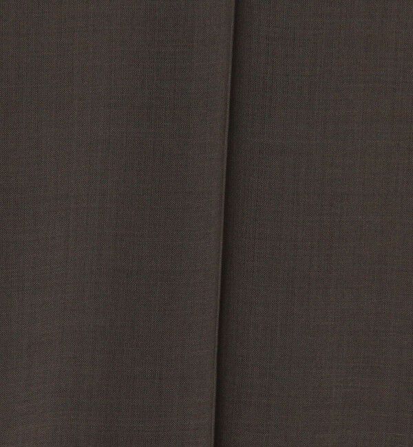 TOMORROWLAND MENS「Super120'sウールポリエステル ノープリーツスリムスラックス」|スラックス|