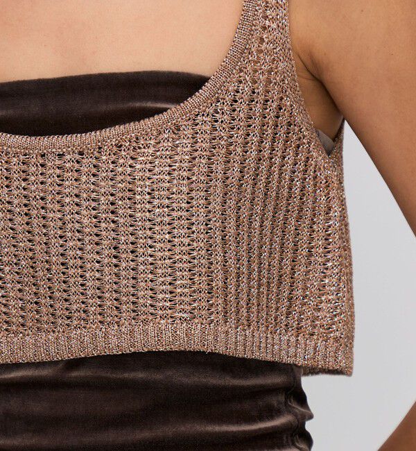 BACCA「オーロラフィルム リネンビスチェ」|ニット・セーター|