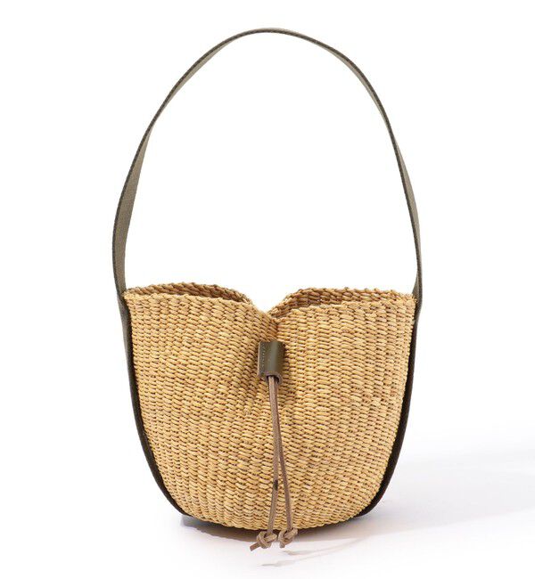 TOMORROWLAND GOODS「MUUN MINI ORBI バスケットバッグ」|かごバッグ|56 ベージュ系