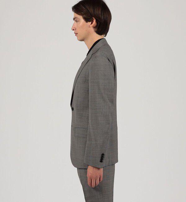 TOMORROWLAND MENS「Super120'sウールポリエステル シングルブレステッド2Bジャケット」|テーラードジャケット|