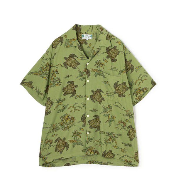 TOMORROWLAND BUYING WEAR「【別注】TWO PALMS レーヨン アロハシャツ」|シャツ・ブラウス|54 グリーン系
