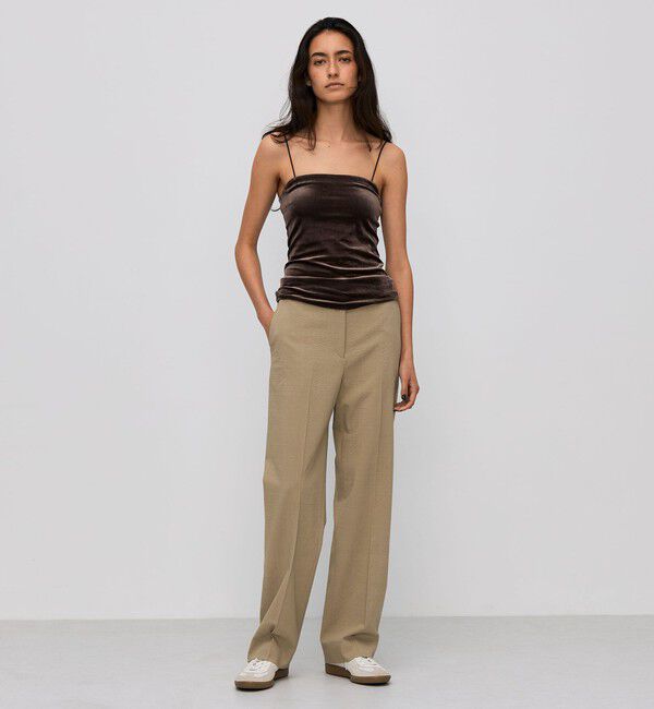 BACCA「inner piece ベロアジャージー カップインキャミソール」|Tシャツ・カットソー|