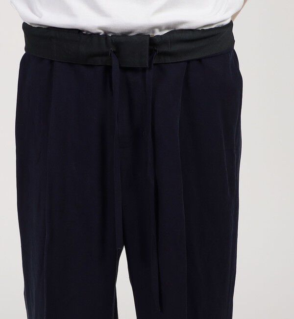 TOMORROWLAND MENS「セルロースリネン 1プリーツバレル イージーパンツ」|その他|