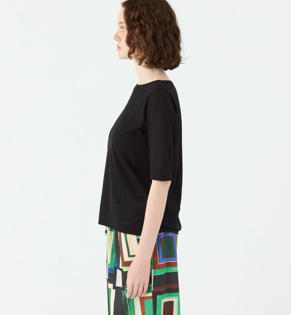 Ballsey「シアーコンパクトジャージー ボートネックプルオーバー」|Tシャツ・カットソー|