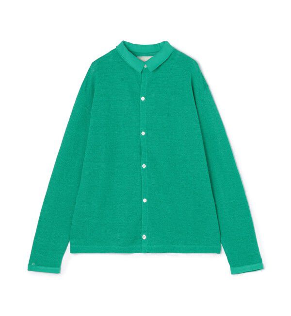 TOMORROWLAND GOODS「【別注】Ｖ::room ヘンプピケ ポロカラーシャツ」|シャツ・ブラウス|63 ライトブルー