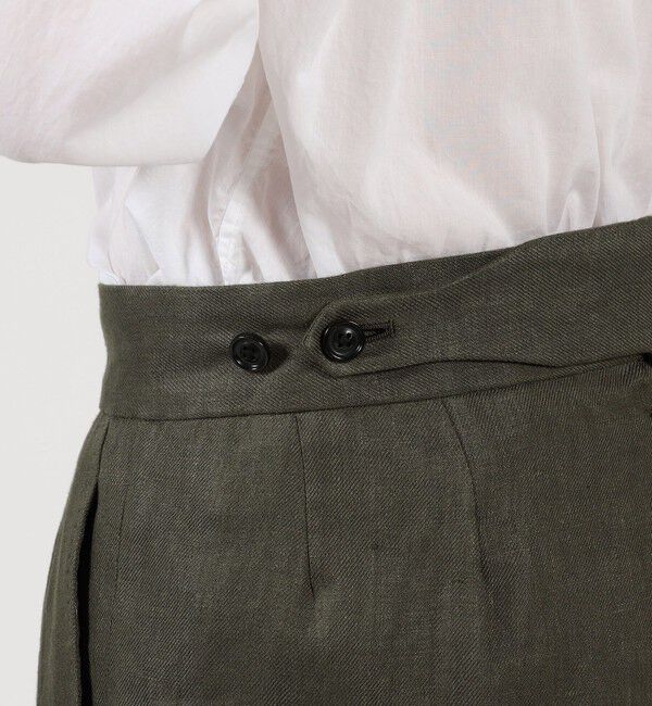 TOMORROWLAND MENS「フレンチリネン バックベルト ショートパンツ」|その他|