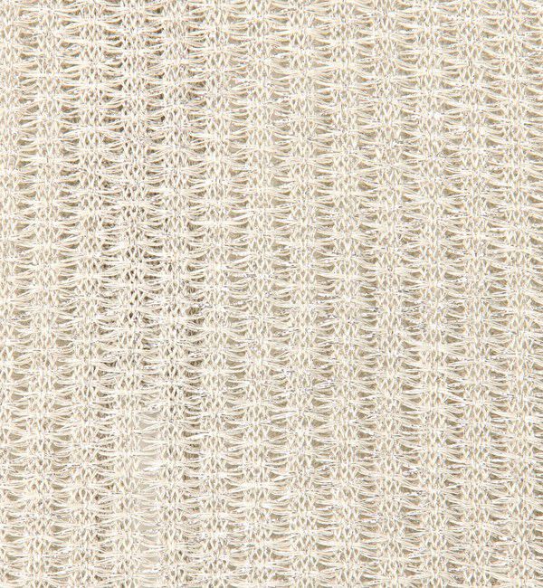 BACCA「【一部WEB先行予約】オーロラフィルム リネンベスト」|ニット・セーター|