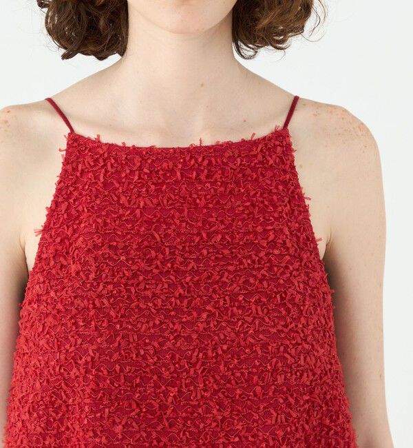 Ballsey「ファンシーヤーンツイード アメリカンスリーブキャミソール」|キャミソール|