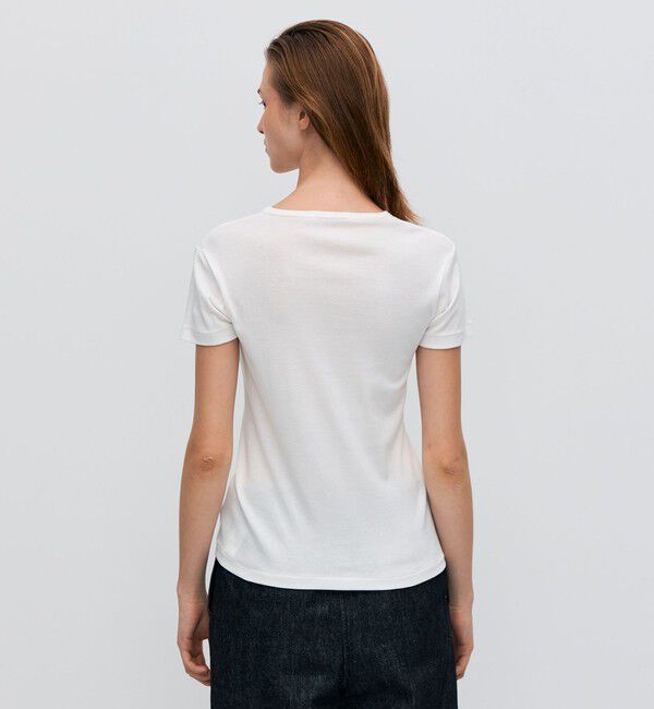 BACCA「シーアイランドコットン ベーシックハーフカットソー」|Tシャツ・カットソー|