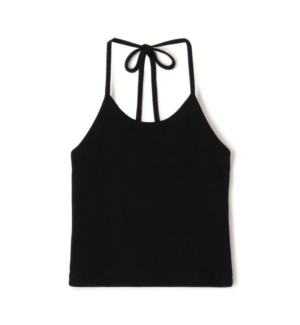 DES PRES「アイレットジャージー ホルターネック キャミソール」|キャミソール|19 ブラック