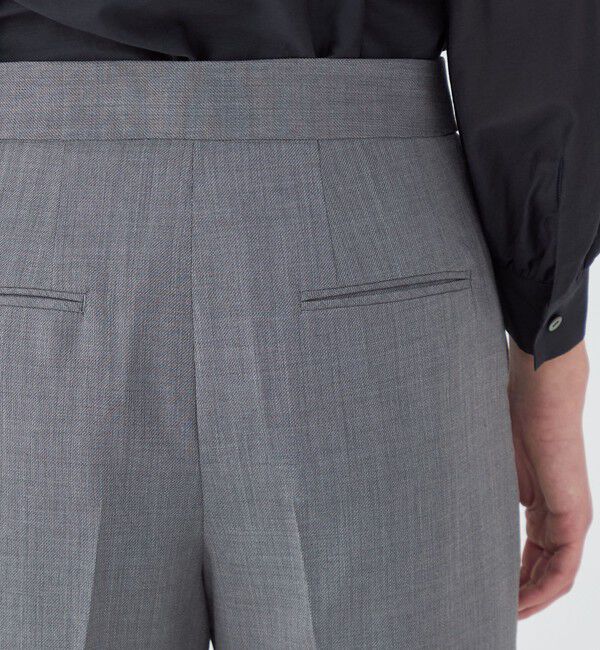 TOMORROWLAND collection「ZELANDER GRAY ストレートパンツ」|スラックス|