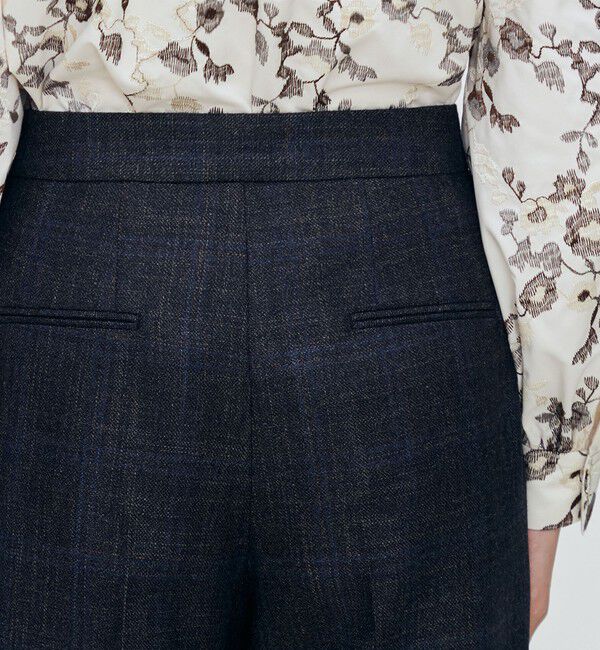 TOMORROWLAND collection「SILK AIR PANE タックワイドパンツ」|その他|