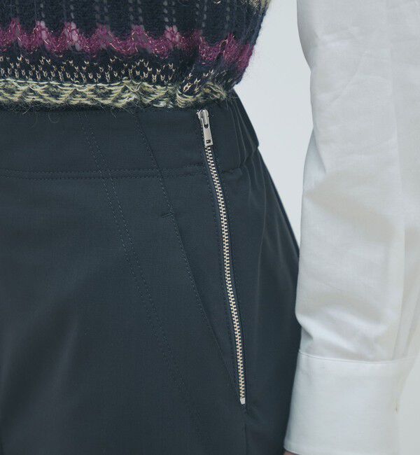 MACPHEE「ポリエステルウールストレッチ フレアパンツ」|その他|