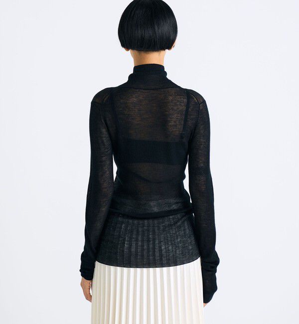 Edition「カシミヤ シアー タートルネック ニット」|ニット・セーター|