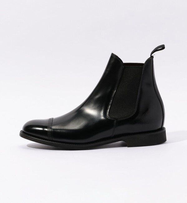TOMORROWLAND GOODS「SANDERS ポリッシュドレザー チェルシーブーツ」|ショートブーツ|