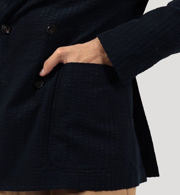 TOMORROWLAND MENS「コットンコーデュロイ ダブルブレステッド6Bジャケット ALBINI」|テーラードジャケット|