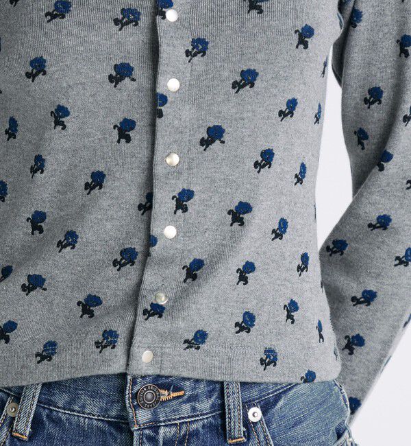 Edition「コットンモダールフライス プリント カーディガン」|Tシャツ・カットソー|