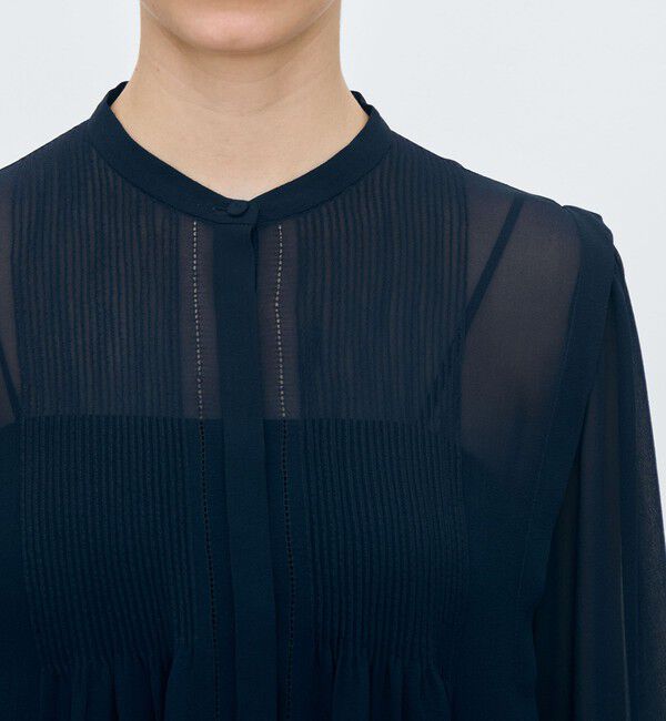 TOMORROWLAND collection「シルクシフォン ピンタックブラウス」|シャツ・ブラウス|