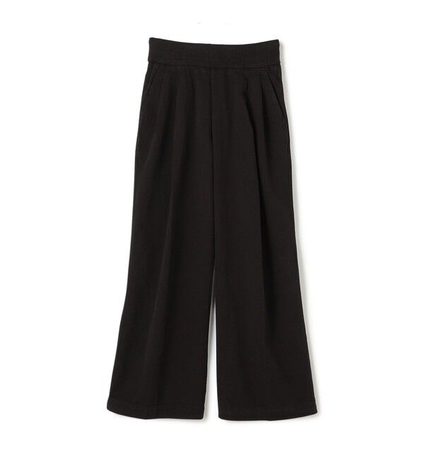 JAMES PERSE「リブウエストワイドレッグパンツ WCGT1099」|その他|19 ブラック