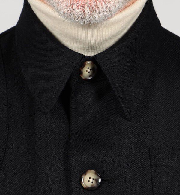 TOMORROWLAND MENS「【別注】Willis&Geiger ウール シャツブルゾン DORMEUIL」|ブルゾン・スタジャン|