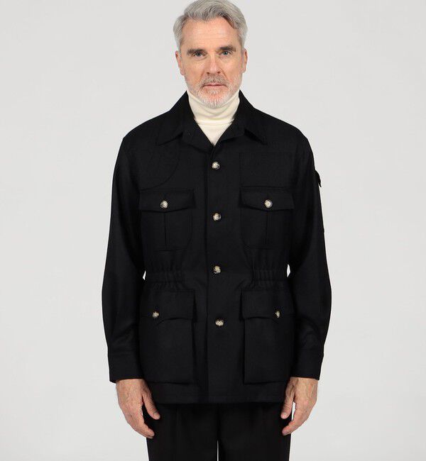 TOMORROWLAND MENS「【別注】Willis&Geiger ウール シャツブルゾン DORMEUIL」|ブルゾン・スタジャン|