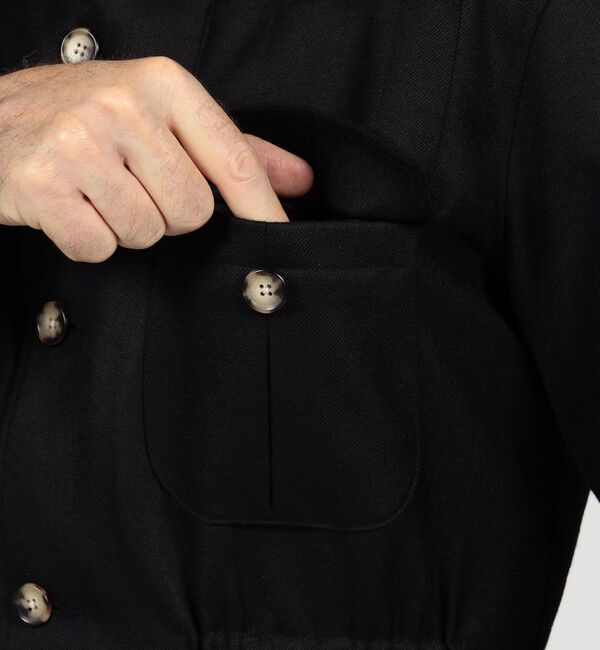 TOMORROWLAND MENS「【別注】Willis&Geiger ウール シャツブルゾン DORMEUIL」|ブルゾン・スタジャン|